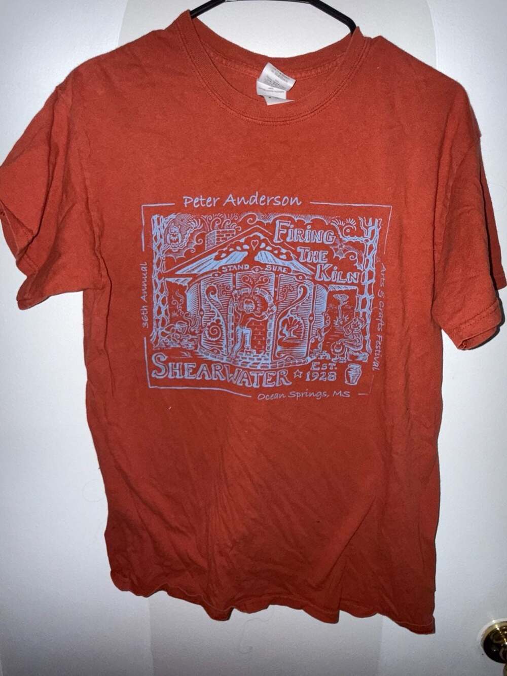 Peter Anderson Shearwater Pottery 36th Annual Arts & Crafts Festival T-Shirt